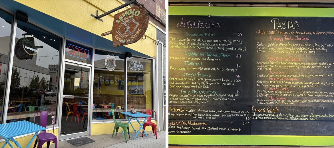 Lemolo Cafe & Deli Menu